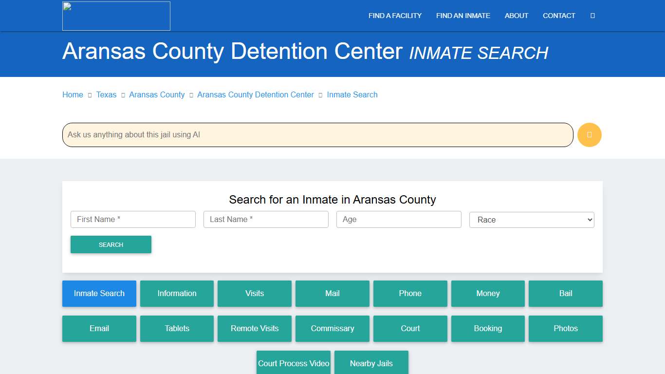 Aransas County Inmate Search & Roster Find Inmates TX